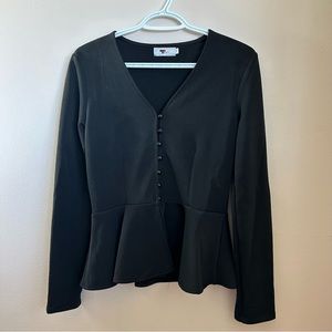 NWOT Black Long Sleeves Blouse Size small/medium